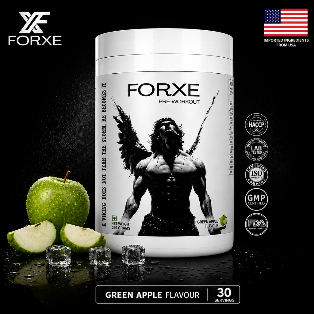 Forxe Pre Workout – Green Apple (Nootropic Energy Formula)