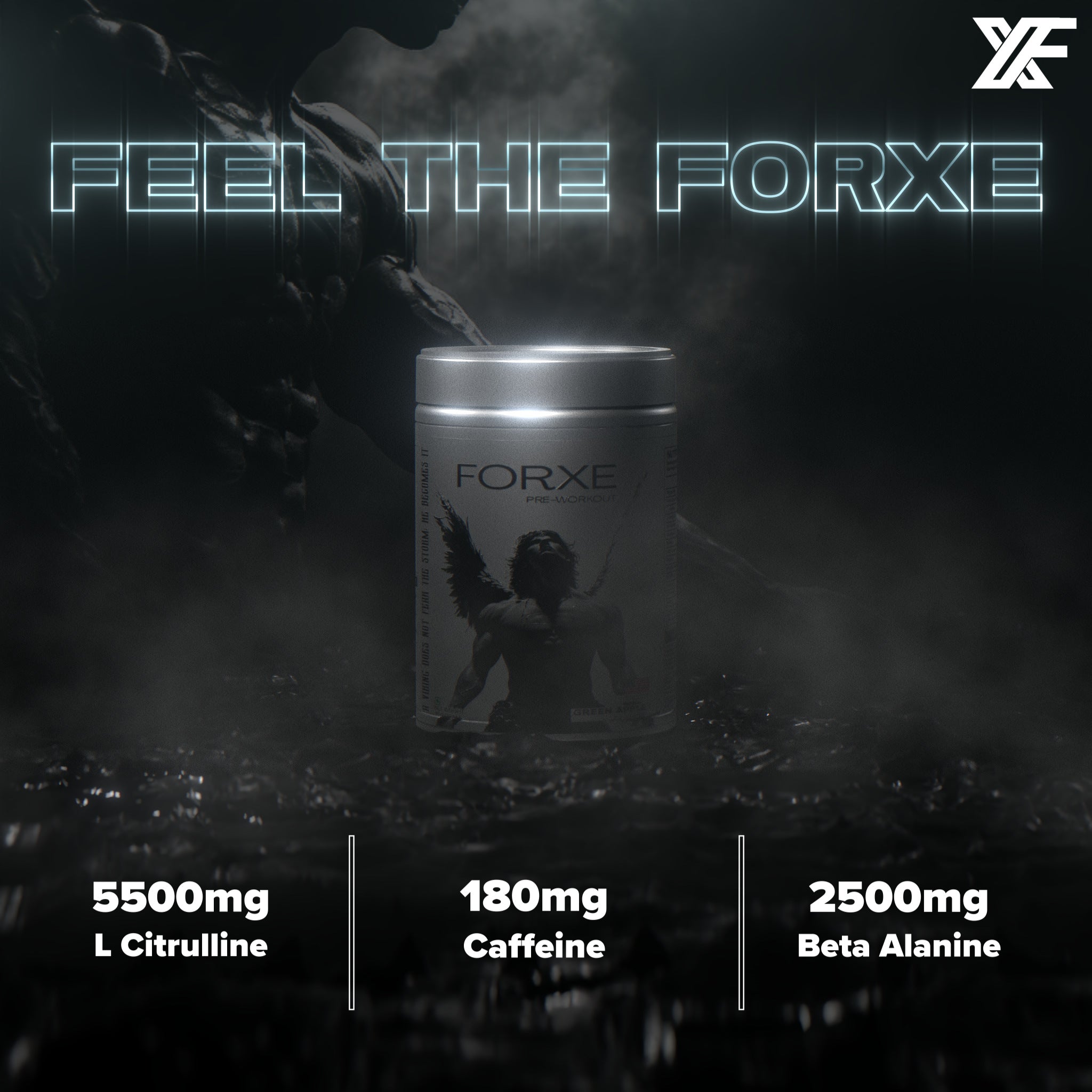 Forxe Pre Workout – Blue Lagoon (Nootropic Energy Formula)