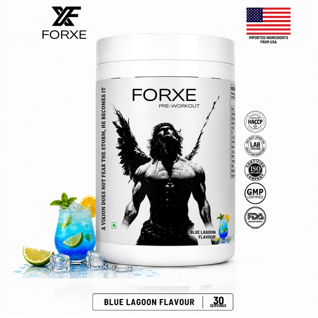 Forxe Pre Workout – Blue Lagoon (Nootropic Energy Formula)