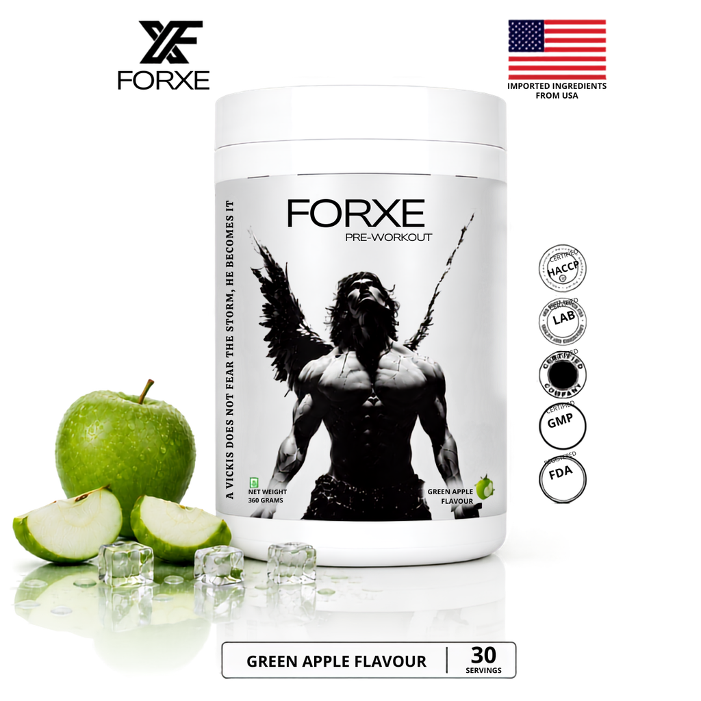 Forxe Pre Workout – Green Apple (Nootropic Energy Formula)